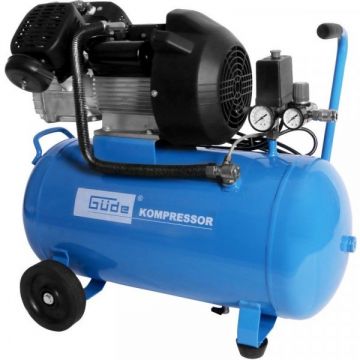 Compresor cu ulei cu doi cilindri 401 10 50 Guede 50108, 2200 W, 50 L, 10 bari