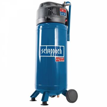 Compresor fara ulei HC51V Scheppach SCH5906125901, 1500 W, 50 l, 10 bari