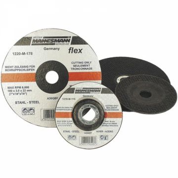 Disc abraziv pentru metal Mannesmann 1220-M-178, O180x22 mm