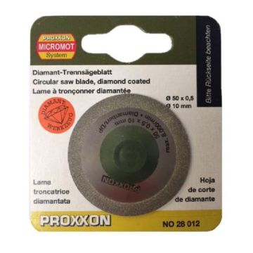 Disc diamantat continuu pentru KS 230, taiere ceramica, fibra de sticla Proxxon 28012, O50 mm