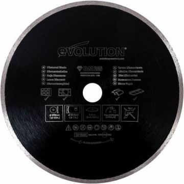 Disc pentru fierastrau circular, taiere marmura, piatra Evolution RAGEBLADE210DIAMOND-4831, O210x25.4 mm