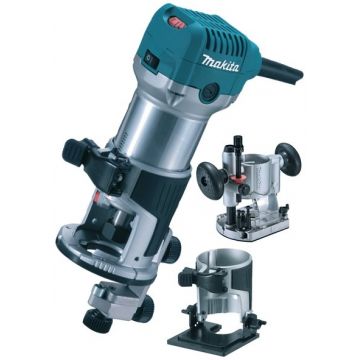 Masina de frezat verticala Makita RT0700CX2, 710 W, 30000 rpm