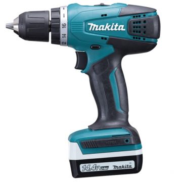 Masina de gaurit si insurubat cu acumulator Li-Ion Makita DF347DWE, 14.4 V, 1.5 Ah