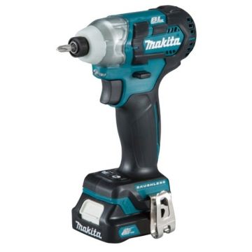 Masina de insurubat cu impact cu doi acumulatori Li-Ion CXT Makita TD111DWME, 2x10.8 V, 4 Ah