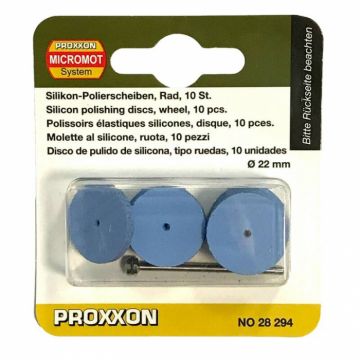 Set discuri abrazive pentru metal,  slefuire fina  Proxxon 28294, O22 mm, 11 piese