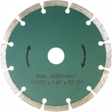 Set discuri diamantate pentru fierastrau circular Gude 58092, 2 bucati, O150 mm, 10200 rpm