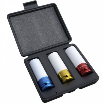 Set tubulare de impact pentru vulcanizare Guede 75131, 1 2 , 17-21 mm, 3 piese