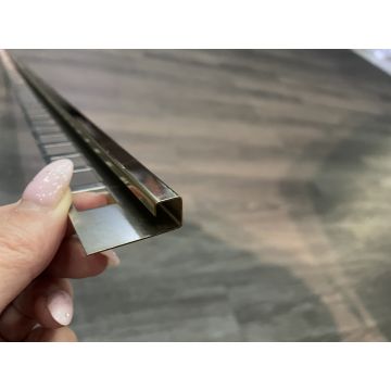 Profil inox colt exterior ,auriu oglinda,10 mmx2700 mm