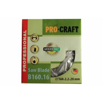 Disc diamantat pentru lemn ProCraft B160.16