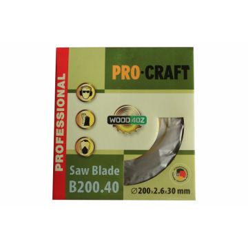 Disc diamantat pentru lemn ProCraft B200.40