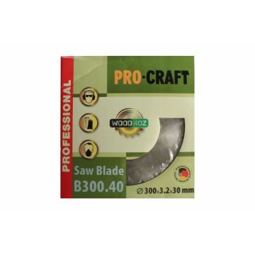 Disc diamantat pentru lemn ProCraft B300.40