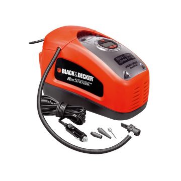 Compresor Auto Black+Decker ASI300 11Bar AC/DC 12V/230V