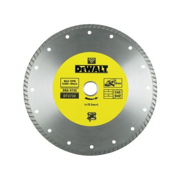 Disc Diamantat Turbo DeWalt DT3712 2.2 x 22.2 x 125 mm
