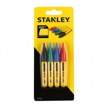 Mini Marker Subtire 4 Buc Stanley 2-47-329