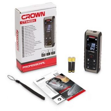 Telemetru laser Crown CT44034 profesional 80m