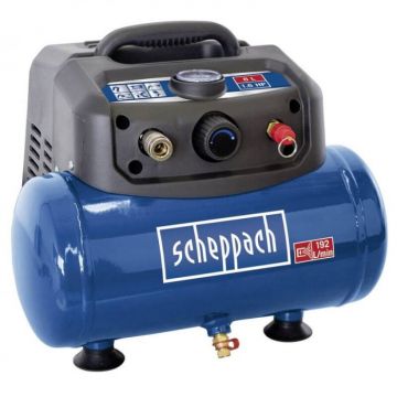 Compresor fara ulei HC06 Scheppach 5906132901, 1200 W, 6 L, 8 bari