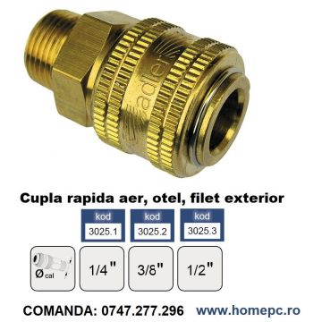 Cupla rapida aer, alama, filet exterior 1/2