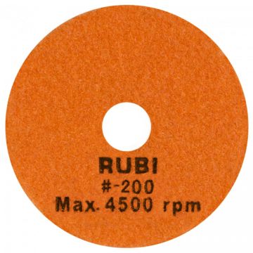 Dischete diamantate pt. polisat marmura, granit, piatra 100mm, #200 - RUBI-62972