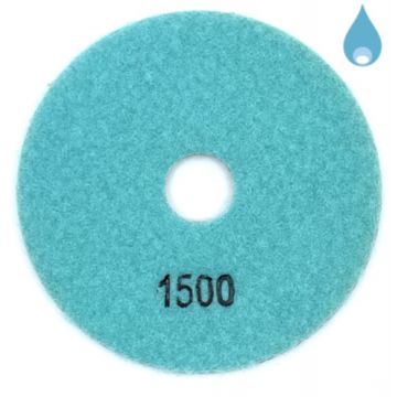 Paduri / dischete diamantate pt. slefuire umeda #1500 Ø100mm - DXDY.WETPAD.100.1500