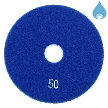Paduri / dischete diamantate pt. slefuire umeda #50 Ø125mm - DXDY.WETPAD.125.0050