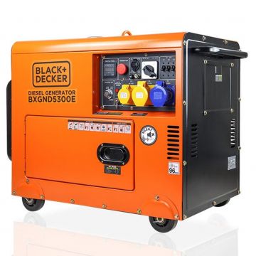 Generator Curent Electric Diesel Black+Decker BXGND5300E 5300 W ATS