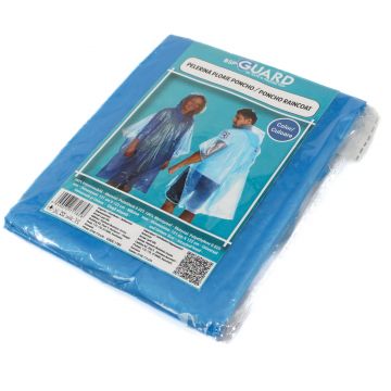 Pelerina de Ploaie - Model Poncho - Albastru - BSP Guard