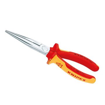 Cleste profesional izolat cu varf lung drept Knipex KNI2616200, 200 mm