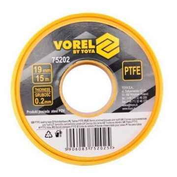 Banda teflon Vorel 75202, lungime 15 m