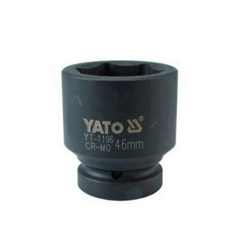 Cheie hexagonala tubulara de impact Yato YT-1196, prindere 1”, 46 mm