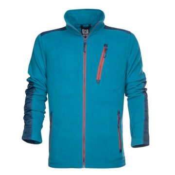 Fleece de lucru 4TECH - albastru petrol L albastru petrol