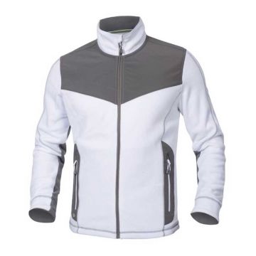 Fleece de lucru de iarna COMBO - alb L alb