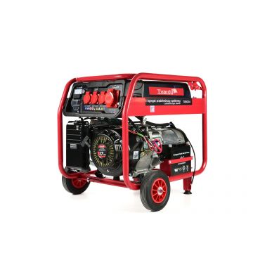 Generator de curent pe benzina, pornire electrica, 8.5 kW, Tvardy T05004