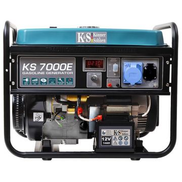 SH - RESIGILAT - Generator de curent 5.5 kW benzina PRO - Konner & Sohnen - KS-7000E
