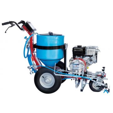 Echipament airless pentru trasat marcaje rutiere Excalibur (Gravity 2x30 lt) - Larius