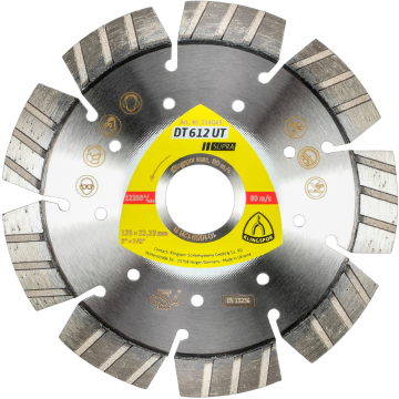 Disc Diamantat pentru beton Klingspor DT 612 UT Supra, 115 x 2.4 x 22.23 mm