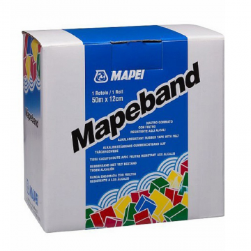 Banda elastica pentru etansare rosturi Mapeband, PVC, 50 m x 120 mm
