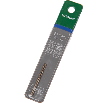 Burghiu Hikoki HSS-Co, mandrina standard, pentru metal, 1,5 mm