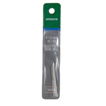 Burghiu Hikoki HSS-G, mandrina standard, pentru metal, 1,5 mm