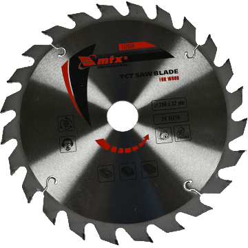 Disc debitare lemn, MTX Professional, 250 х 32 mm, 24 dinti