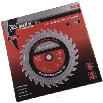 Disc pentru lemne, MTX Professional, 36 dinti, 210 х 30 mm