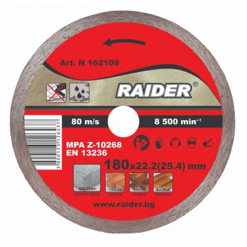 Disc taiere umeda Raider, 180 x 2 x 22 mm