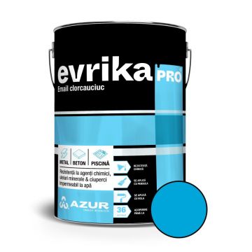 Email metal / beton / piscina Clorcauciuc Evrika Pro, exterior, bleu, 4 l