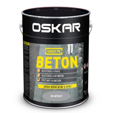 Email Oskar Direct pe beton, gri antracit, interior/exterior, 10 l