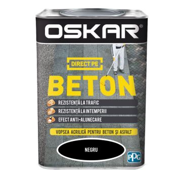 Email Oskar Direct pe beton,negru, interior/exterior, 0,75 L