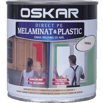 Email Oskar - Direct pe melaminat si plastic tiramisu 0,6L