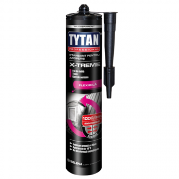 Etansant acoperis Tytan X-TREME, transparent, 280 ml