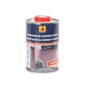 Impregnant pentru clincher si piatra Dragon Aquastop, incolor, interior/exterior, 1 l