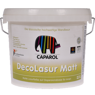 Lazura lucioasa Capadecor DecoLasur Matt, 2,5L