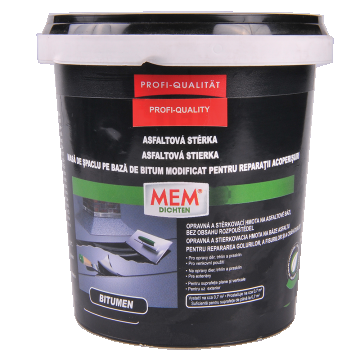 Masa de spaclu pentru reparatii acoperisuri, MEM, negru, 1 kg