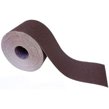 Rola panza abraziva pentru lemn, metale Klingspor KL 381 J, granulatie 100, 5 m x 120 mm